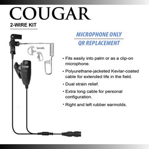 EP4005 Quick Release Cougar Two-Wire Surveillance Microphone Replacement Kit