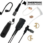 Sheepdog Police Lapel Mic Earpiece for Motorola APX6000 APX7000 APX8000, Quick Disconnect